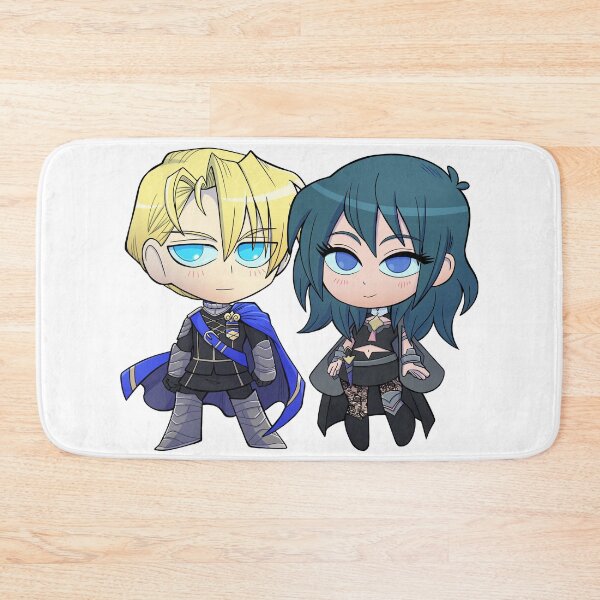 Item preview, Byleth (F!Byleth) and Dimitri - Fire Emblem Three Houses - Chibi Cuties designed and sold by kickgirl.