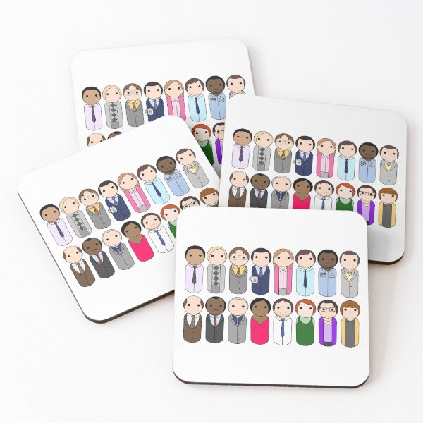 Item preview, Office Workers Peg Doll Portrait designed and sold by scrambledpegs.