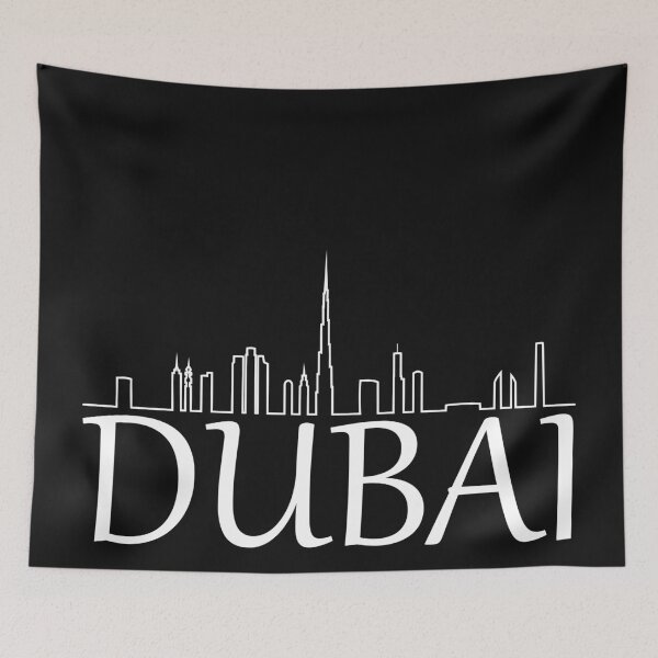 Item preview, Skyline - Dubai (White) #2 designed and sold by ACoolDuck.