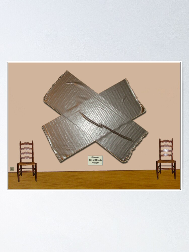 "Please Do Not Touch Artwork" Poster for Sale by xim0ex Redbubble