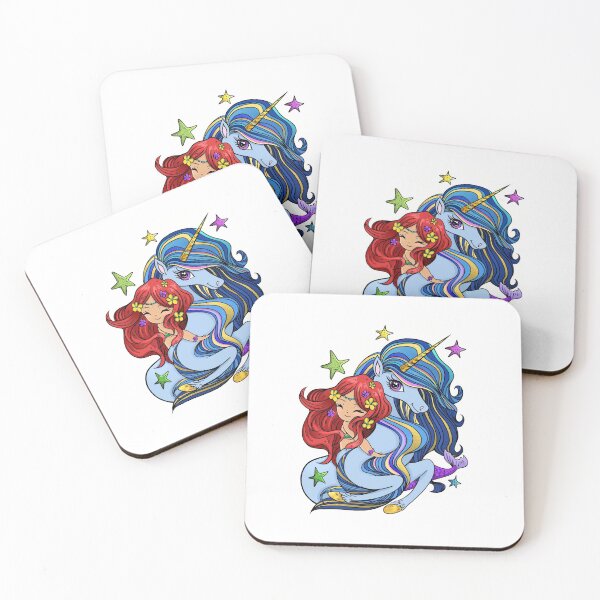 Item preview, Unicorn with Mermaid designed and sold by Kim Leex.