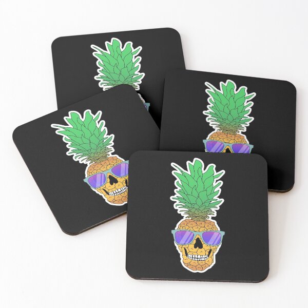 Item preview, Pineapple Skull designed and sold by ThirdCultureKidDesigns.