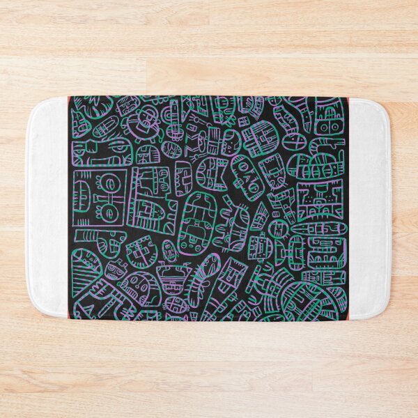 Item preview, Tribal masks graffiti  designed and sold by Gammaraybots.