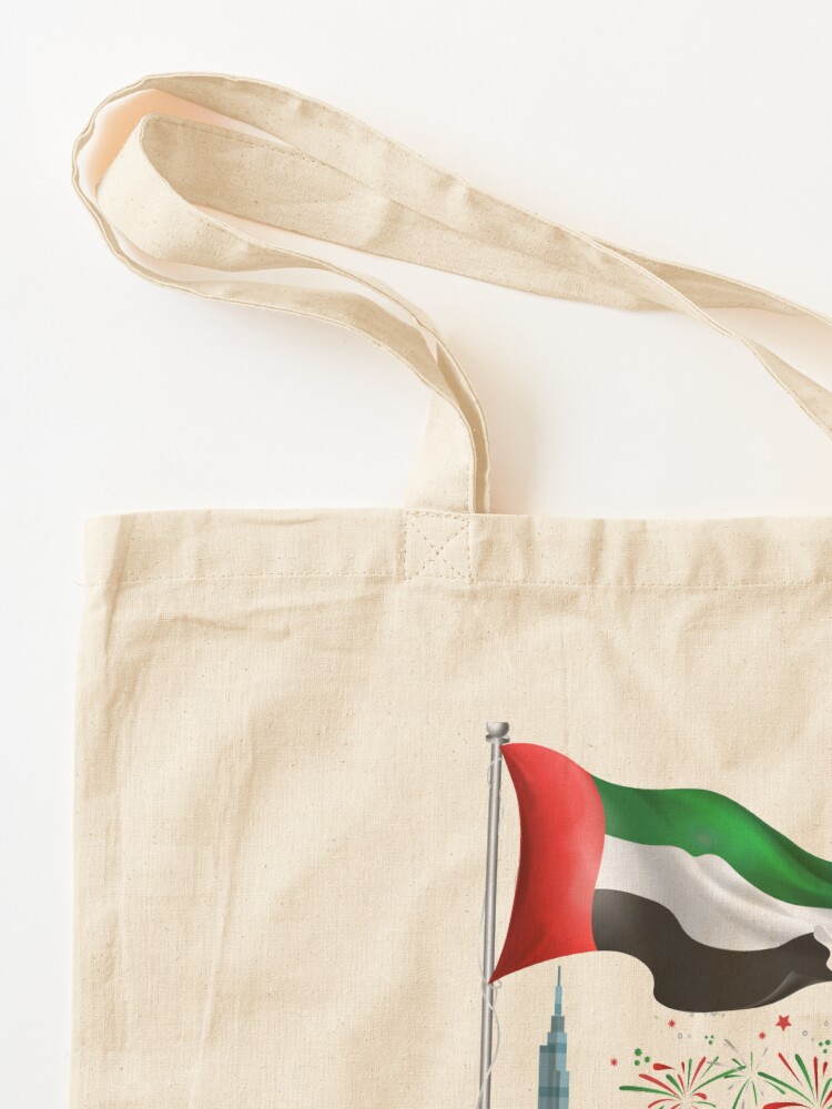 "49th National Day of the UAE 2nd December 2020" Tote Bag by mashmosh