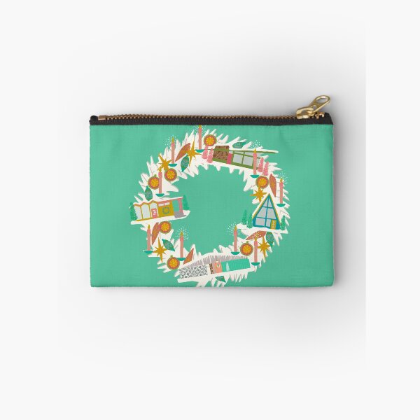 Item preview, Mid Century Modern Miniature House Collection Christmas Wreath designed and sold by jenbucheli.