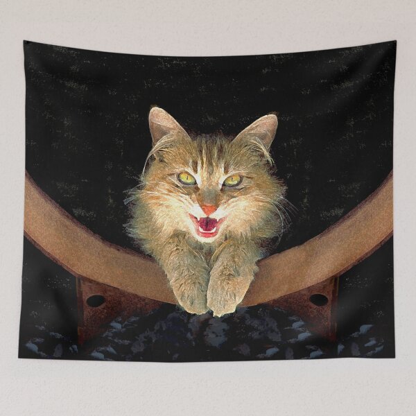 Item preview, Mad Yellow Tabby Cat designed and sold by alpendesigns.
