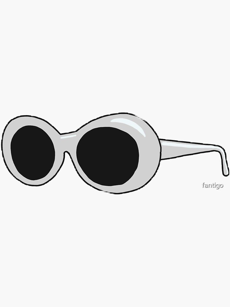 "Clout Goggles" Sticker for Sale by fantigo Redbubble