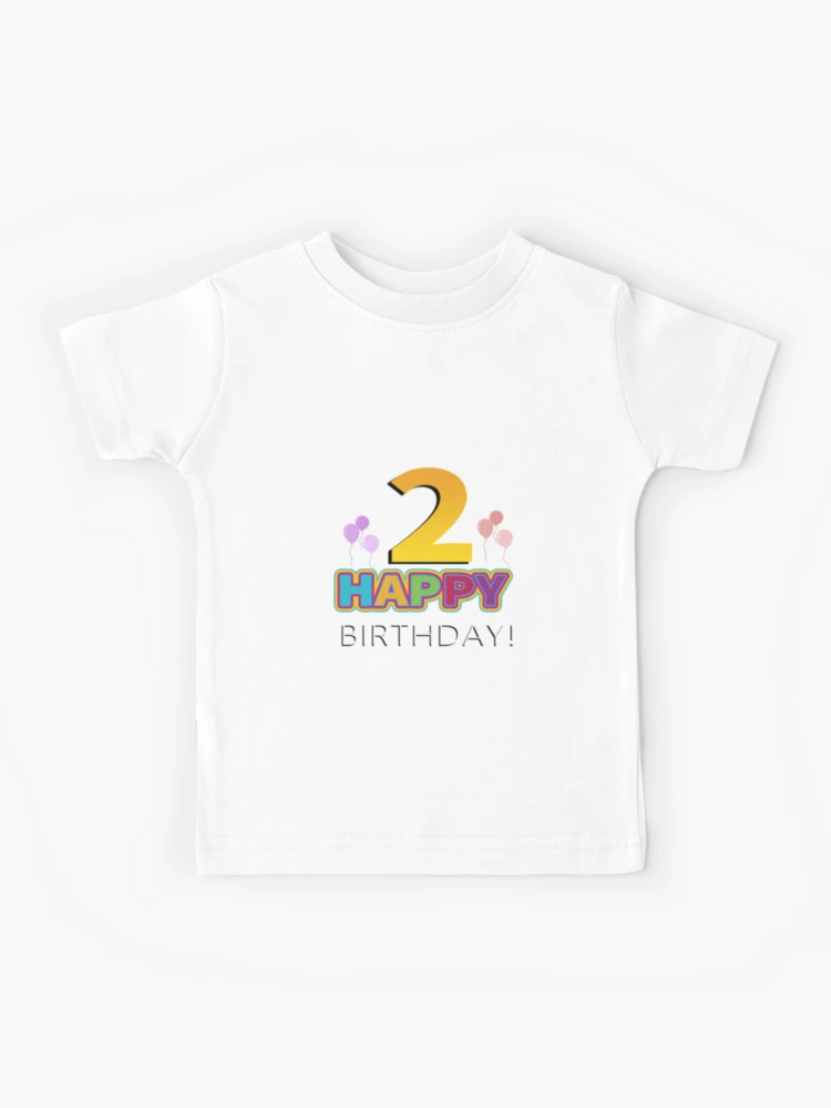 【haag】a birthday t-sh (2 COLORS) ra,kids_tee,x900,FFFFFF: