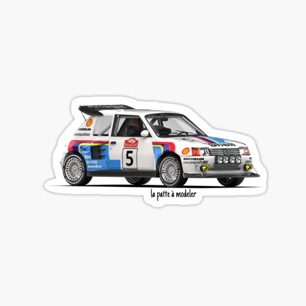 Stickers sur le thème Peugeot 205 T16 Redbubble