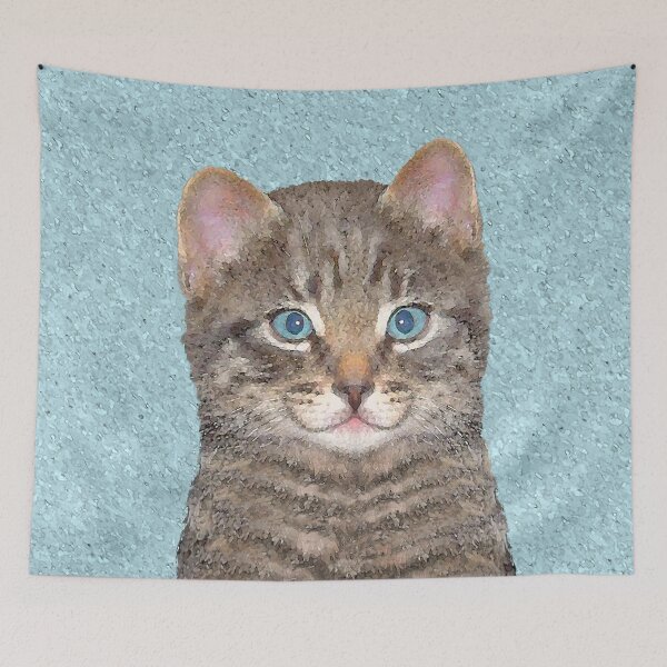 Item preview, Gray Tabby Cat designed and sold by alpendesigns.