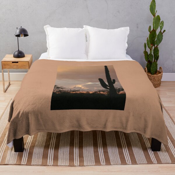 Item preview, lone saguaro silhouette designed and sold by RichImage.