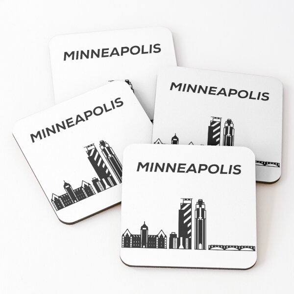 Artikelvorschau, Minneapolis-Skyline, Mangan, USA entworfen und verkauft von marosharaf.