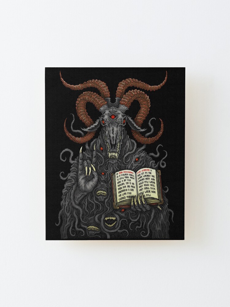 Alternate view of Holy Goat - Azhmodai 2019 Mounted Print