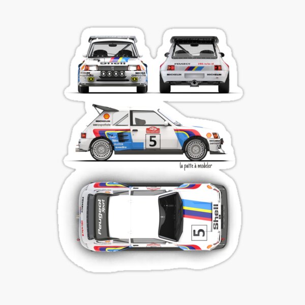 Stickers sur le thème Peugeot 205 T16 Redbubble