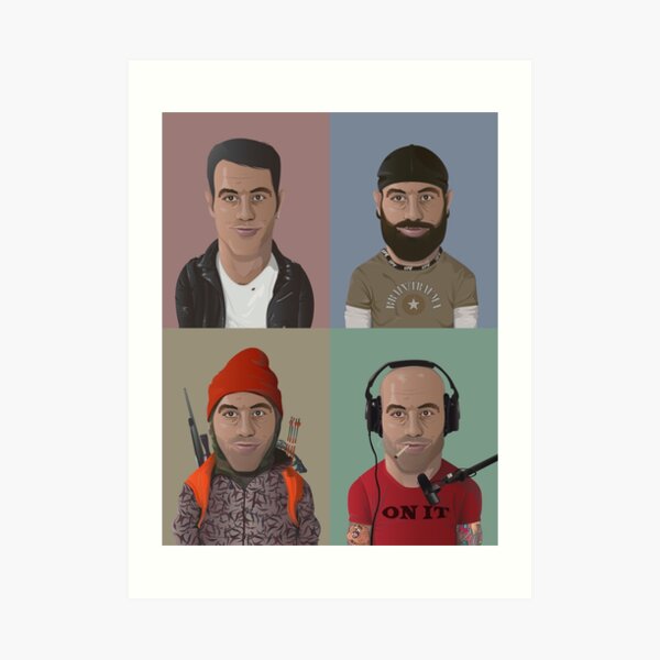 The Evolution of Joe Rogan Art Print