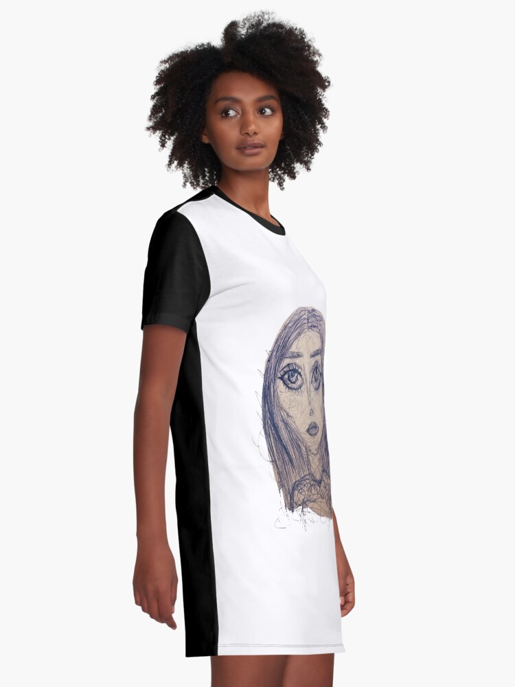 big eye shirt dress