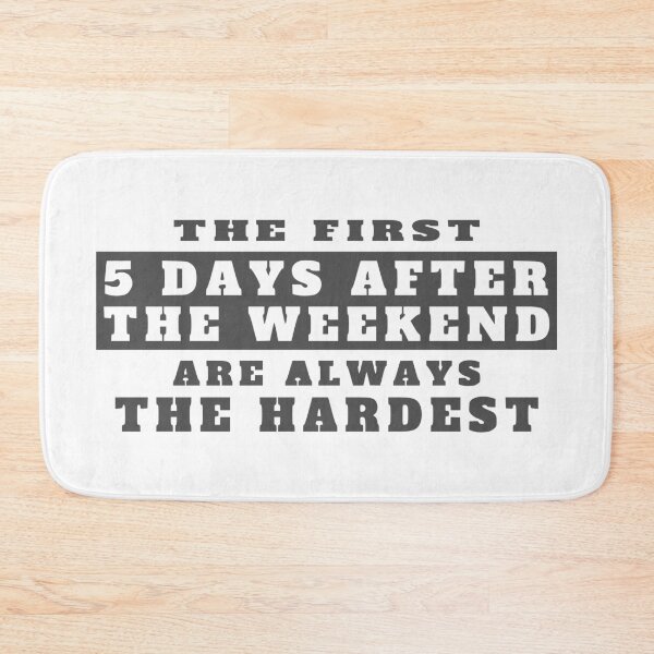 Item preview, first 5 days after the weekend - again monday designed and sold by TShirtsByMs.