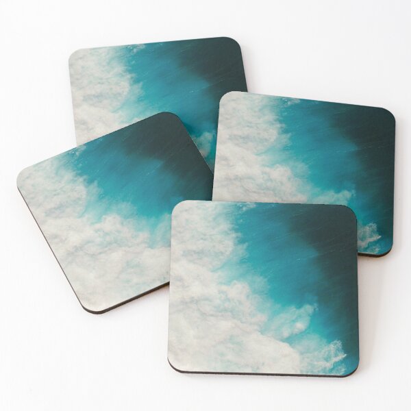 Item preview, White Waves on a Teal Blue Sea designed and sold by thesnowwhyte.