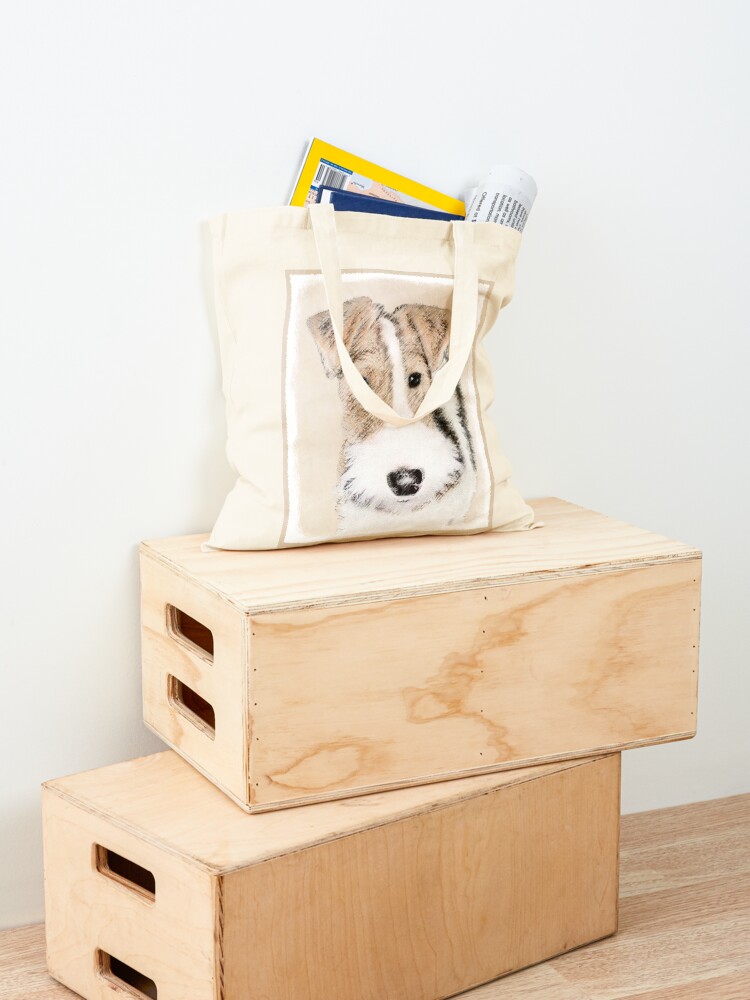 Thumbnail 4 of 5, Tote Bag, Wire Fox Terrier designed and sold by alpendesigns.