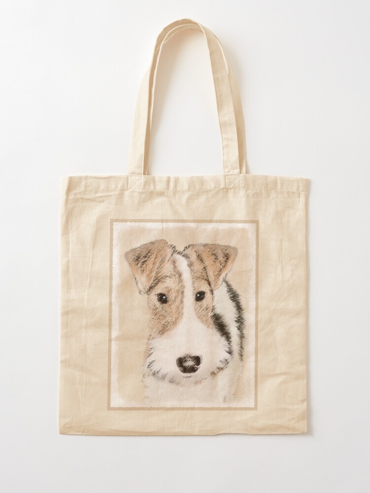 Thumbnail 2 of 5, Tote Bag, Wire Fox Terrier designed and sold by alpendesigns.