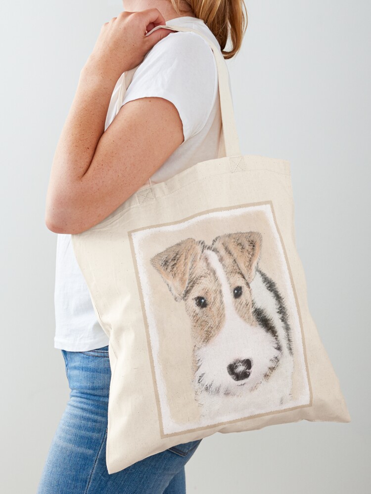 Thumbnail 1 of 5, Tote Bag, Wire Fox Terrier designed and sold by alpendesigns.