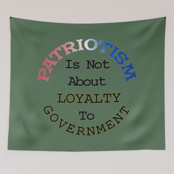 Item preview, Patriotism Loyalty and Government designed and sold by CharJens.