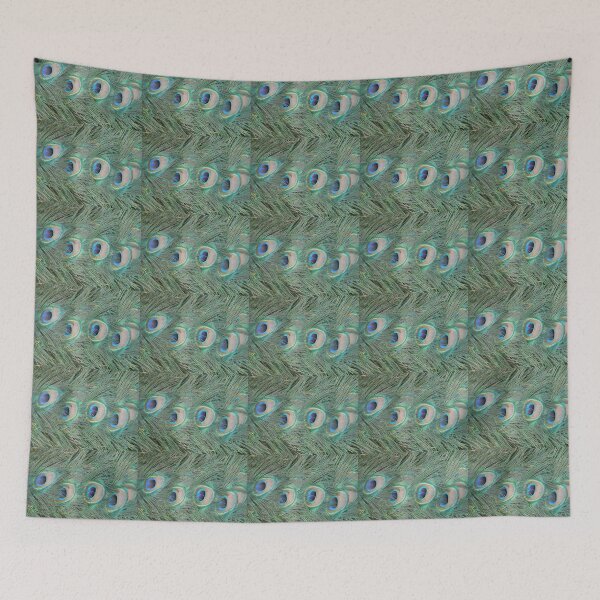 Item preview, Pretty Peacock Tail Feathers Macro Photograph designed and sold by naturegallery.