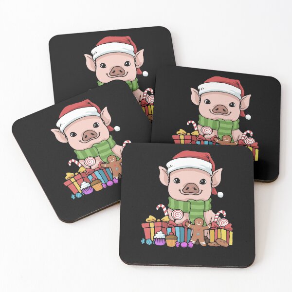 Item preview, Christmas Pig Gift Kids Swine Gift Cute Pig designed and sold by DSWShirts.