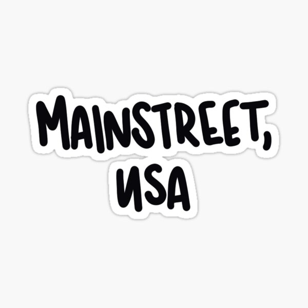 Vista previa del artículo con la obra «Mainstreet, Estados Unidos», diseñado y vendido por amandalagarde.