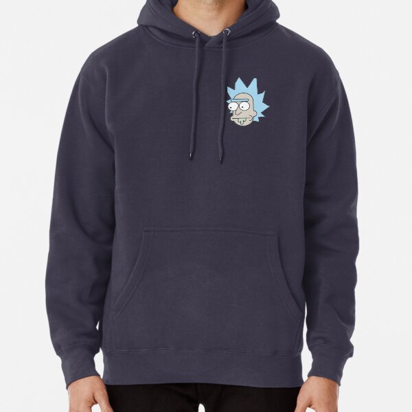 Rick and Morty Rick head Pullover Hoodie