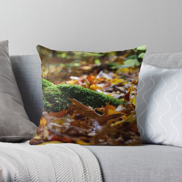 Mount Moss II Throw Pillow