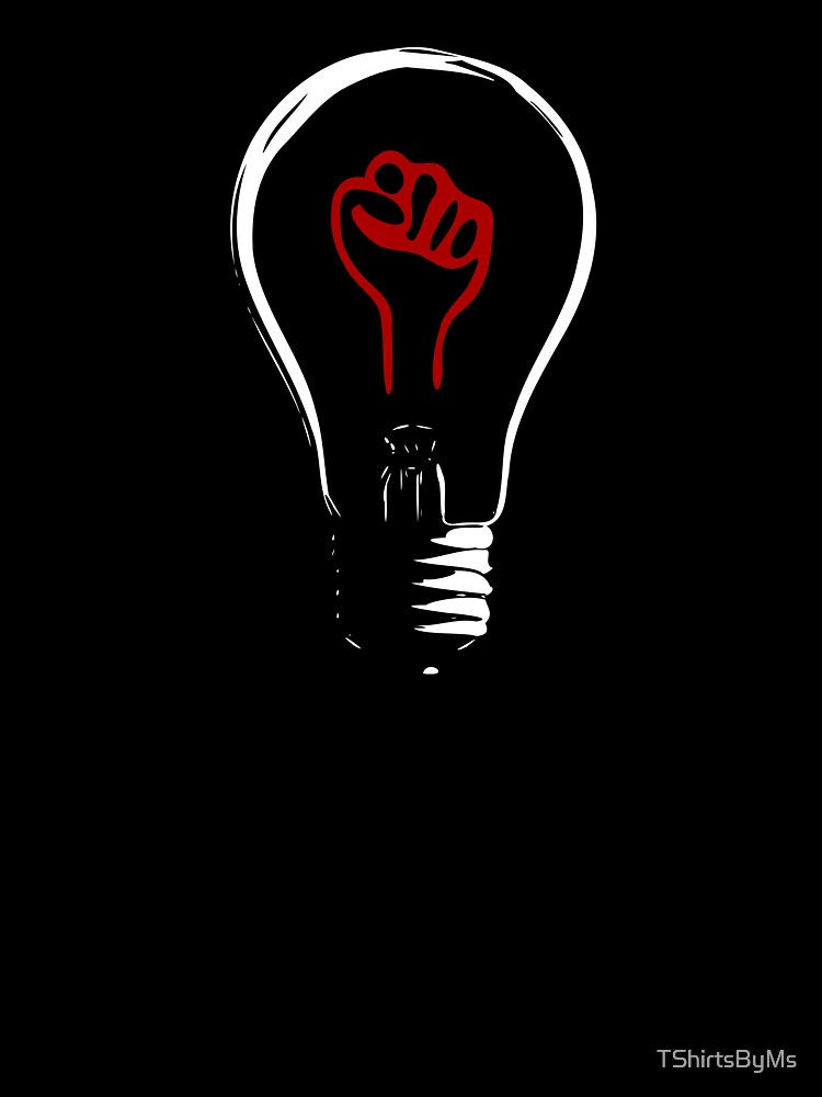 Light Bulb Fist Revolution Kids T Shirt By Tshirtsbyms Redbubble - lightbulb roblox