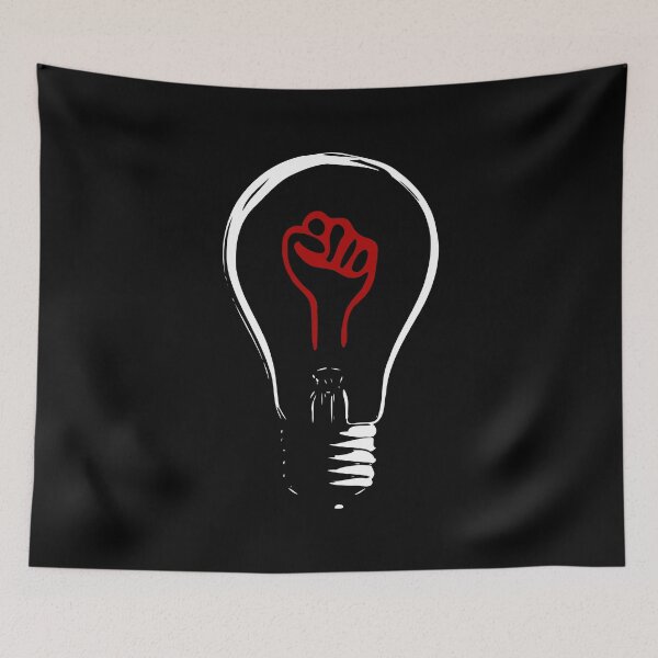 Item preview, light bulb fist revolution designed and sold by TShirtsByMs.