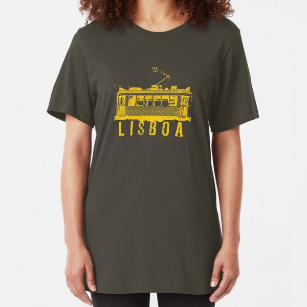 Lisboa yellow Slim Fit T-Shirt