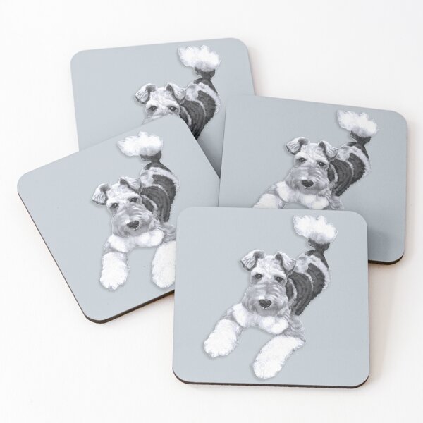 Item preview, Foxy Fox Terrier ~ Black and white designed and sold by Jane Oriel.