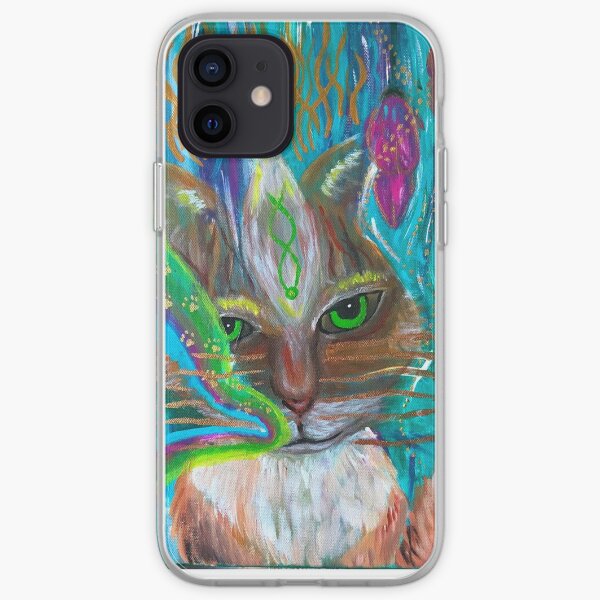 Krafttier Katze: Verspieltheit iPhone Flexible Hülle