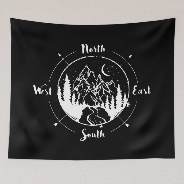 Item preview, Mountain with compass designed and sold by TShirtsByMs.