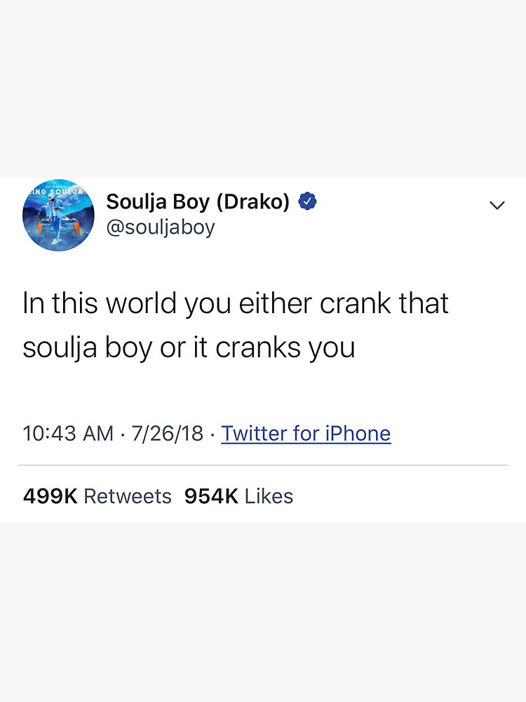 Soulja Boy cranks it up