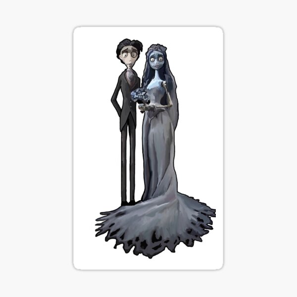 "Corpse Bride" Sticker for Sale by Bricausewhynot | Redbubble