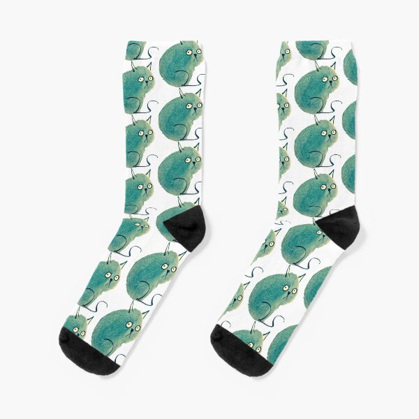 Blue Cat Socks