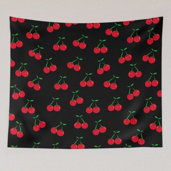 Item preview, Cherries 2 (on black) designed and sold by SyPhelan.