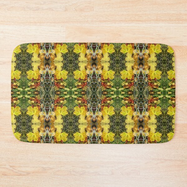 Item preview, fall leaves fenced kaleido 10/17/19 designed and sold by Shellaqua.