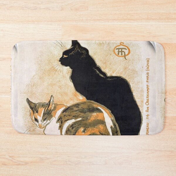 Item preview, HD. Two Cats, (1894), by Théophile Alexandre Steinlen designed and sold by LORD  H.D..