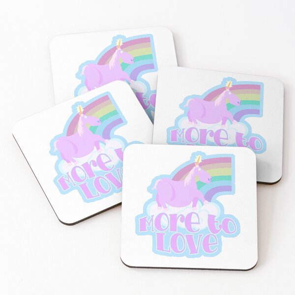 Item preview, Chubby Unicorn Cute Cartoon Love Illustration designed and sold by mytshirtfort.