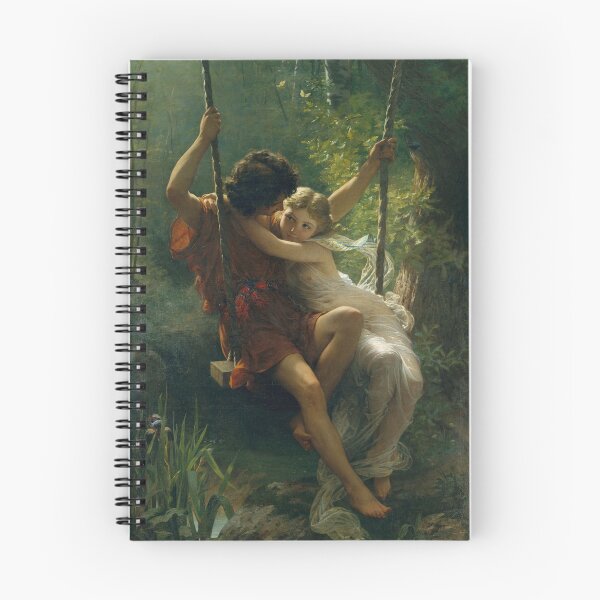 Item preview, Romance Painting, Sage Green Decor, Dark Academia Art, Forest Painting, Spring Art, Springtime by Pierre-Auguste Cot 1873 - Renaissance Art  designed and sold by publicartgarden.