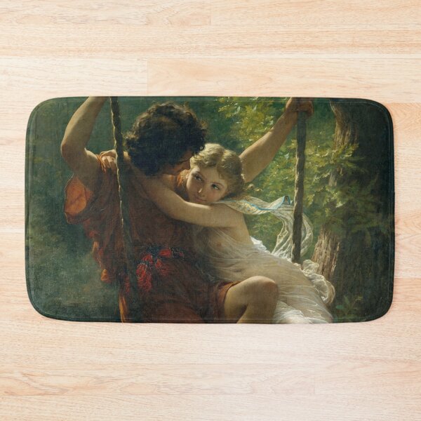 Item preview, Romance Painting, Sage Green Decor, Dark Academia Art, Forest Painting, Spring Art, Springtime by Pierre-Auguste Cot 1873 - Renaissance Art  designed and sold by publicartgarden.