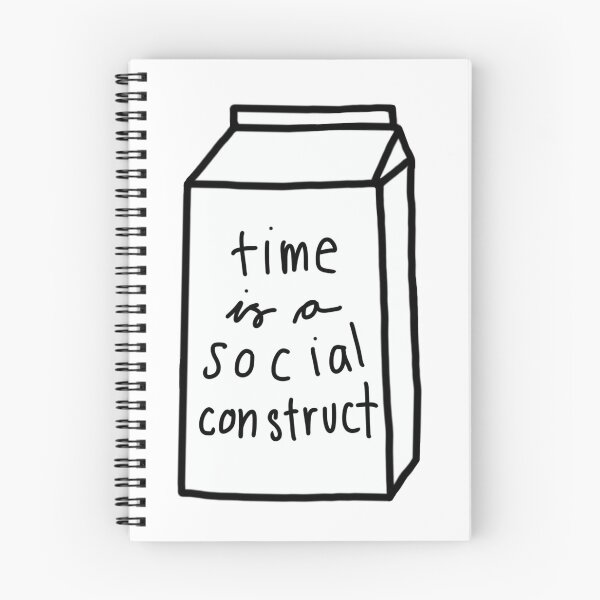 Item preview, "Time is a Social Construct" on a Very Woke Milk Carton designed and sold by PaulinaS.
