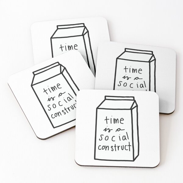 Item preview, "Time is a Social Construct" on a Very Woke Milk Carton designed and sold by PaulinaS.