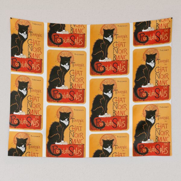 Item preview,  Chat Noir Blanc Black and White Cat Design designed and sold by mytshirtfort.