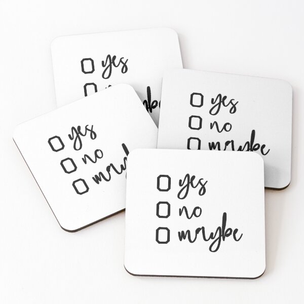 Item preview, yes, no, maybe designed and sold by gingerlouls.